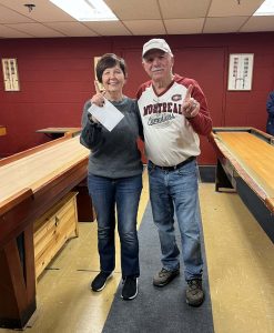 November 29 2025 AB Draw Milton 1st Place Debbie Schlesak and Rico Beaulieu