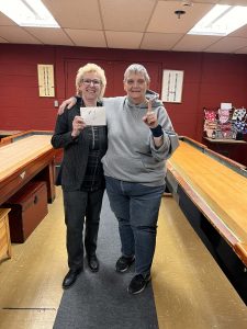 January 24 2026 Open Doubles Milton 1st Place Theresa and Bonnie