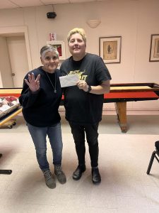 February 07 2026 NRSL Open Doubles Fonthill 4th Place Brenda Brown and Janet Johrendt