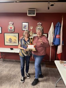 February 21 2026 Ladies Only Kitchener 1st Place Gloria Doering and Sandy Foster