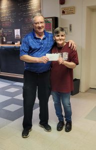 April 18 2026 Open Doubles Fonthill 2nd Place Brenda Brown Jean Luc Chatillon